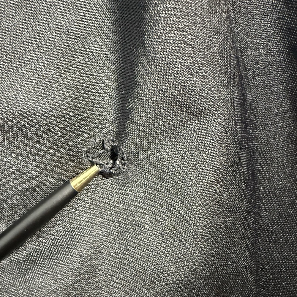 Nike Jogger Sweatpants Men's Large Drawstring Pockets Logo Black Distressed - Picture 9 of 15
